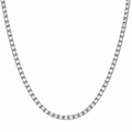 Limited Edition Silver Iced Tennis Chain