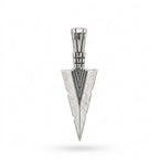 Silver Arrowhead Stainless Steel Pendant Chain