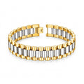 President Classic Gold & Silver Stainless Steel Bracelet