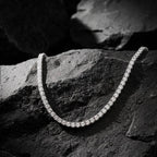 Limited Edition Silver Iced Tennis Chain