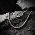 Minimalist Silver Thin Micro Curb Link Chain
