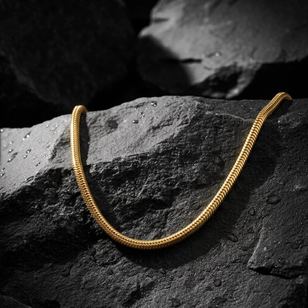 Gold Ultra Thin Snake Chain