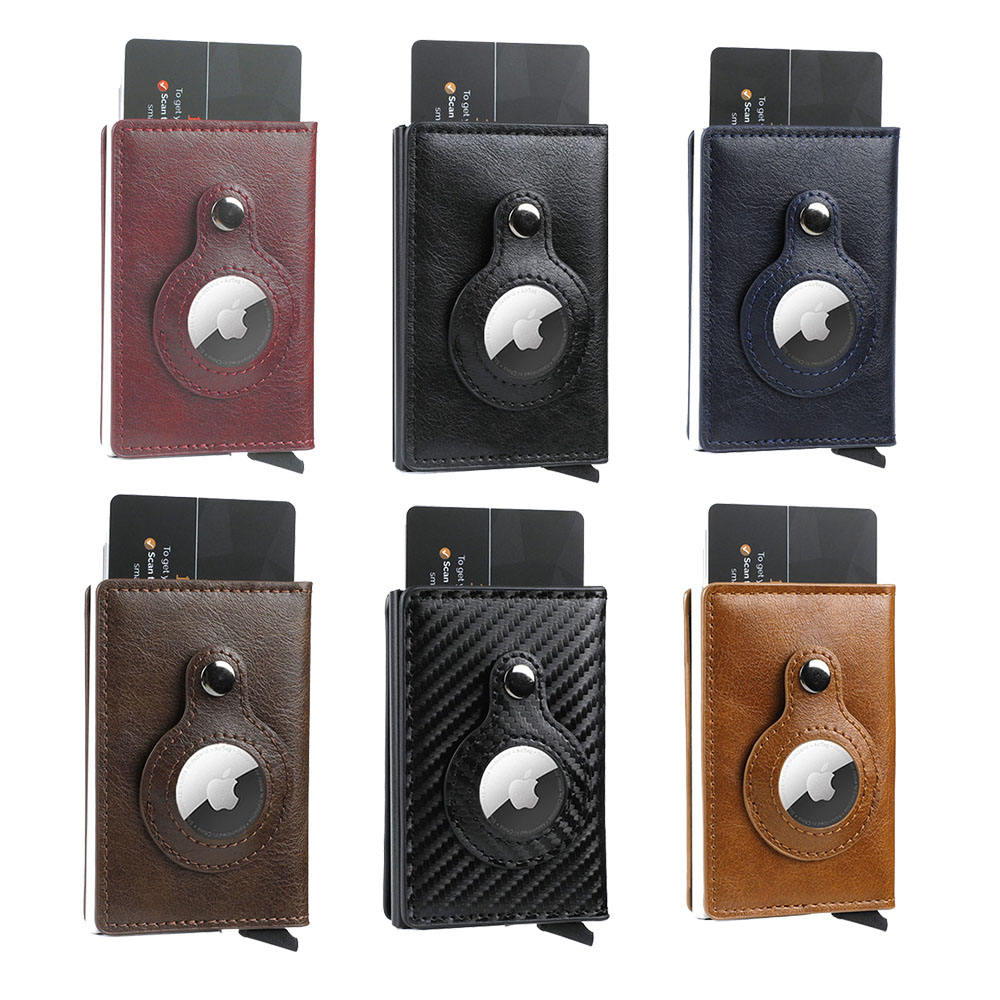 Air Tag Multi-functional Business Slim Men's Card Holder Wallet